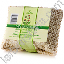 Pane di Sapone Artigianale Vegetale Emolliente con Olio di Lentisco e Lavetta Sarda