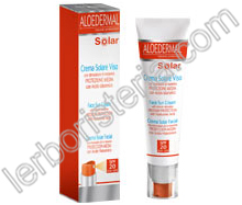 Aloedermal Solar Crema Solare Viso SPF 20 Protezione Media