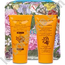 Il Sole in Viaggio Pochette Turchese con Crema Solare SPF50+ e Doposole
