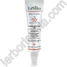 Fluido Mineral DM Colorato SPF 50 per Macchie Cheratosi Solari Pelli sensibili Raggi UV