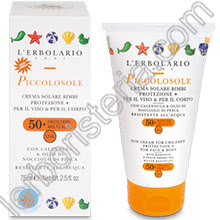 PiccoloSole Crema Solare Bimbi Viso e Corpo Protezione Molto Alta SPF 50+