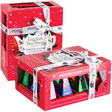 Cofanetto Premium Holiday Collection Rosso con Miscele di Tè e Spezie Bio