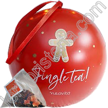 Palla di Natale Rossa FiltroScrigno Infuso Arancia e Zenzero