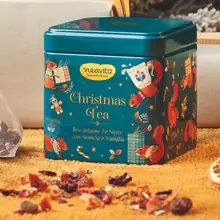 Barattolino Verde di Natale con Melange Christmas Tea