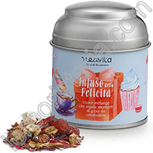 Barattolino Un Pensiero per Te Infuso della Felicità con Infuso Fragole e Champagne
