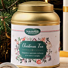 Caddy di Natale Verde con Mélange Christmas Tea