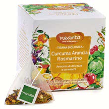 Fruit & Veg Tisana Biologica Curcuma Arancia Rosmarino