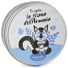 Tisane e Parole Tiny Tin Armonia con Tisana Melissa Melagrana Kombucha