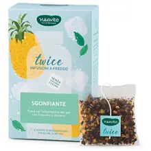 Twice Tisana Sgonfiante per Infusione a Freddo Maxi Filtro To-Go