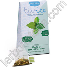 Twice Tisana Iced or Hot Menta e semi di Finocchio Filtroscrigno