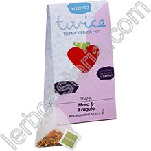 Twice Tisana Iced or Hot Mora e Fragola Filtroscrigno