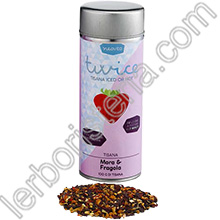 Twice Tisana Iced or Hot Mora e Fragola Silver Tin