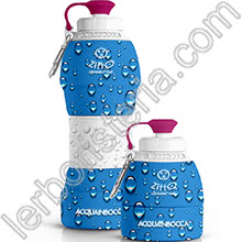 Ecobottiglia Pieghevole Acquainbocca Zitto Drops