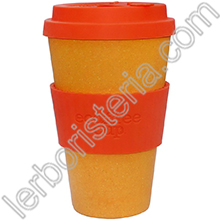 Ecoffee Cup Ecotazza Bamb Biodegradabile Orangery