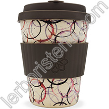 Ecoffee Cup Ecotazza Bambł Biodegradabile Trail of a Lifetime