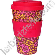 Ecoffee Cup Ecotazza Bambł Biodegradabile Yeah Baby