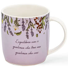 Floral Balance Tazza Mug Lilla