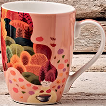 Fall in Tea Tazza Mug