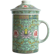 Tisaniera Old China Loto Verde