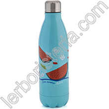 4Ever Bottle Bottiglia Thermos Acciaio Azzurra Love Summer Twice  Maxi