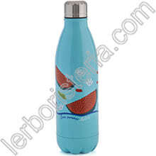 4Ever Bottle Bottiglia Thermos Acciaio Azzurra Love Summer Twice Maxi