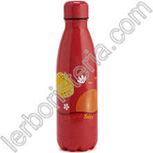 4Ever Bottle Bottiglia Thermos Acciaio Rossa Feeling Good Twice
